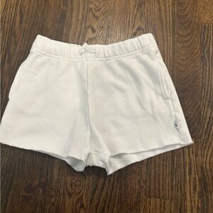 Abercrombie Kids Classic White Athletic Shorts